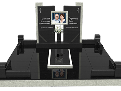 Красный гранит комби — 3D проект